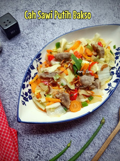 Foto resep Cah Sawi Putih Bakso