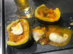 Foto principal de Zapallo relleno de pisto casero