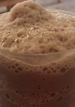 Una foto de Frappé de chocolate
