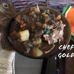 Sweet potatoes pepper soup with Isiewu (Goat head) A picture of Sweet potatoes pepper soup with Isiewu (Goat head).