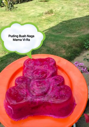 Foto resep Puding buah Naga