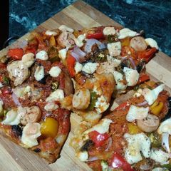 A picture of Homemade pizza.