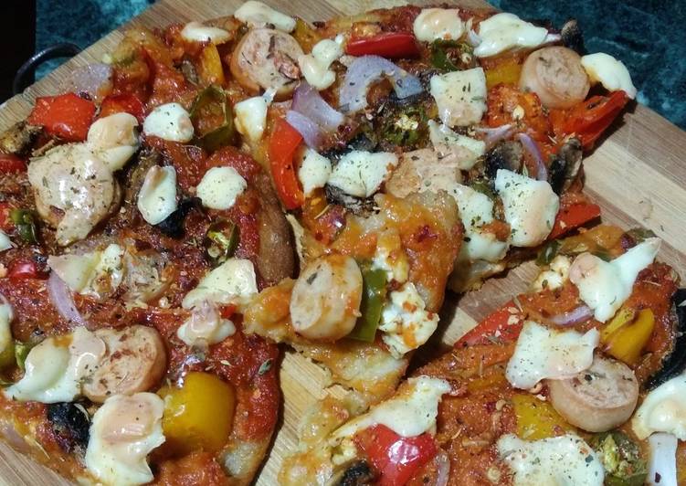 Steps to Prepare Speedy Homemade pizza