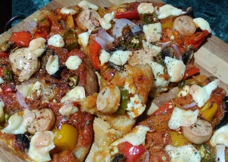 Easiest Way to Prepare Homemade pizza in 33 Minutes for Young Wife