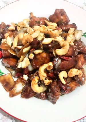 Foto resep Ayam kungpao🍗🌶🧄🧅
