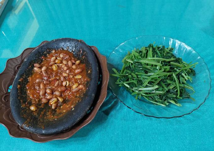 Cara membuat Plecing kangkung khas ntb ala saya. ? Cara membuat Plecing kangkung khas ntb ala saya. ?