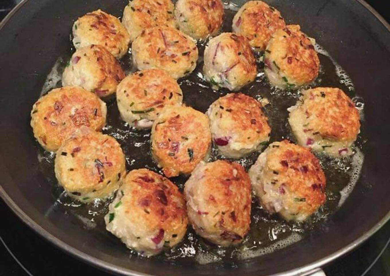 Albóndigas de quinoa y queso de cabra