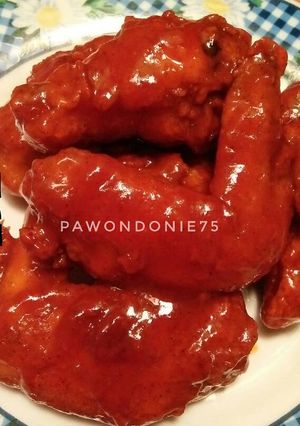 Foto resep Honey spicy chicken wing
