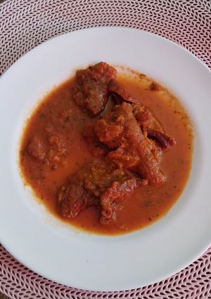 A picture of Chicharrón Salsa with Ancho Chile, Mamá Lala Style – Super Easy!.