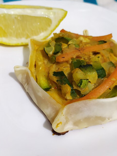 Una foto de Canastita o empanada de verdura