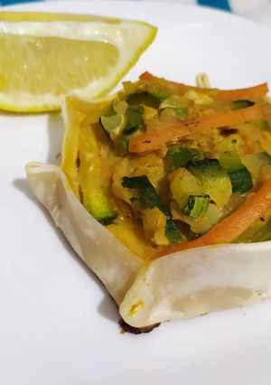 Una foto de Canastita o empanada de verdura