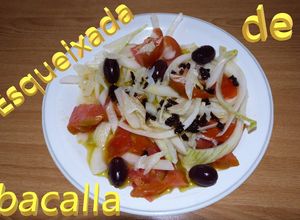 Una foto de Esqueixada de bacalao