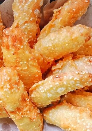 Foto resep Crispy Banana Fritters w/ Sesame Seeds (Pisang Goreng Wijen)