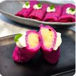 Dadar gulung buah naga gluten free