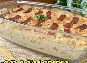 Foto resep Spaghetti Kentang Panggang