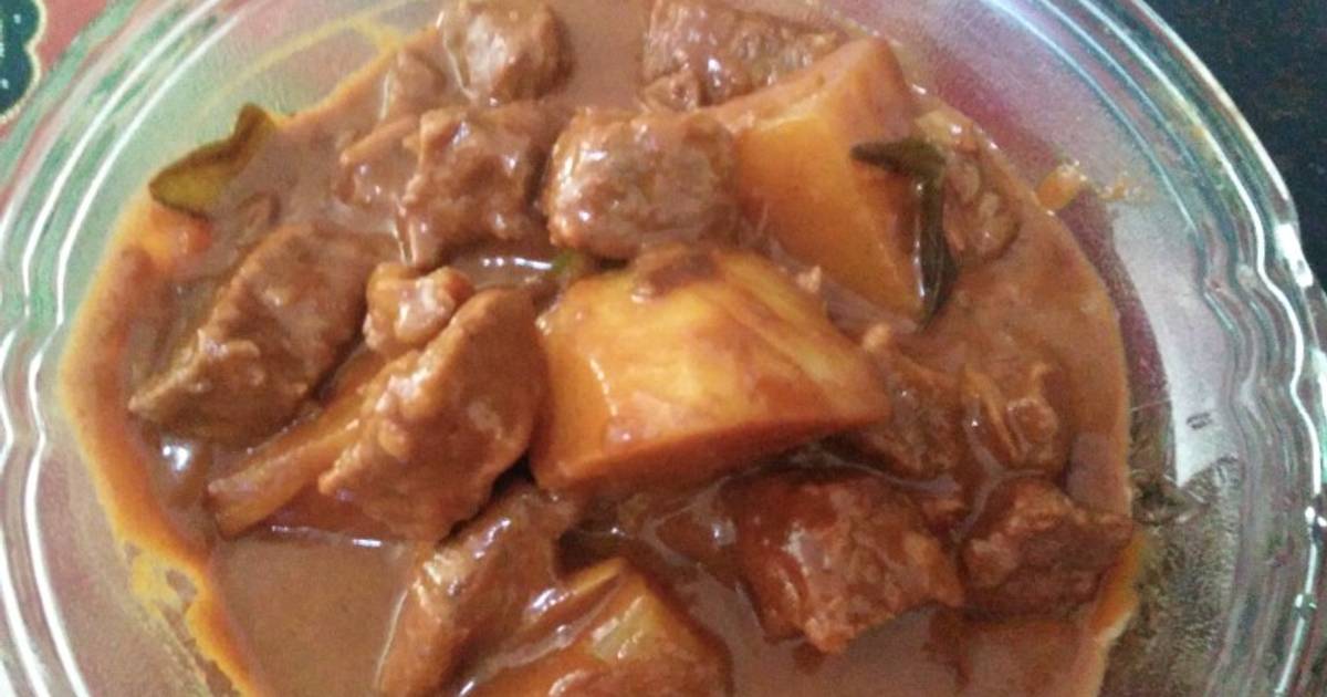 Resipi Kari Daging Pekat Recreate Oleh Fathin Nazihah Cookpad