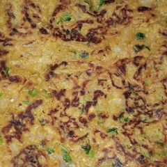 A picture of Besan ka paratha.
