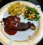 Cara Gampang Membuat Resep Sirloin steak with BBQ sauce yang Bisa Manjain Lidah Anti Ribet, Uenak Banget
