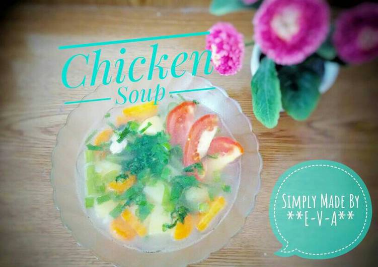Resep Sup Ayam (Chicken Soup) Ala Rice cooker, Lezat Sekali