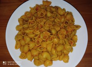 صورة لوصفة مكرونة بالكفتة وصلصة الطماطم 😋😋👍