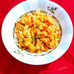 A picture of Pasta Makhani.