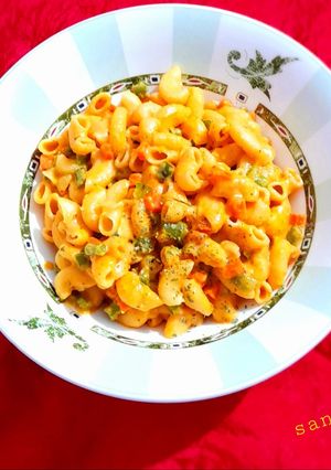 A picture of Pasta Makhani.