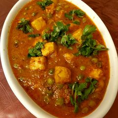 A picture of Paneer Mutter.