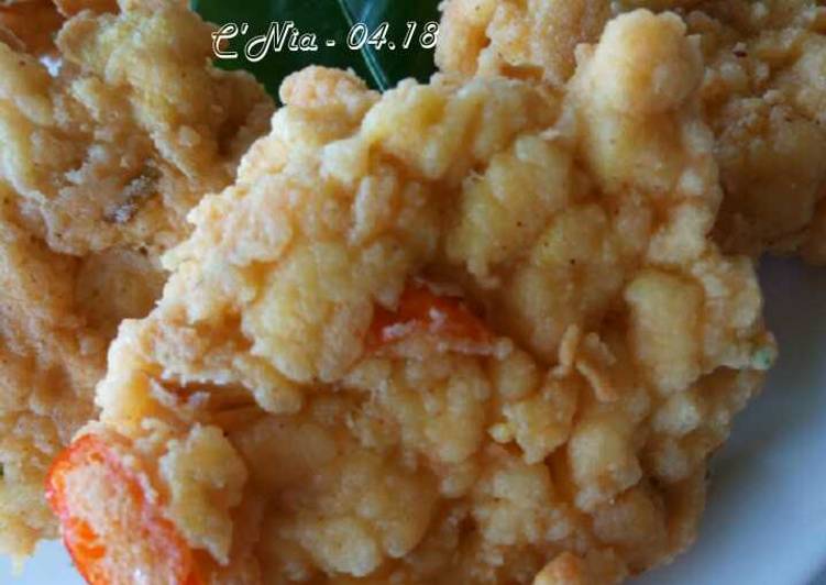 Perekedel Tahu Crispy Pedas (dgn aroma daun jeruk)