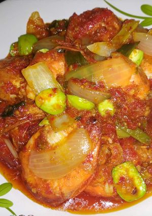 Foto resep Udang petai balado