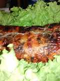 Arrollado de pollo perfumado a las finas hierbas