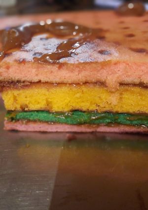 Una foto de Torta arcoíris