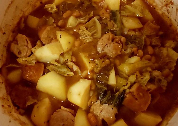 How to Prepare Any-night-of-the-week My Sausage + Cabbage Casserole 🤗