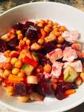 Chickpea, Beet, and Feta Salad