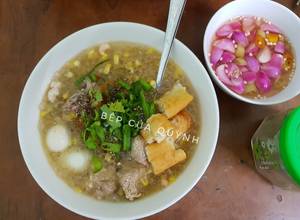 Hình của món Soup bắp ngọt.