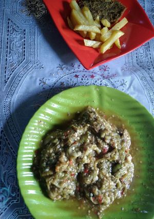 Foto resep Sambal terong bakar