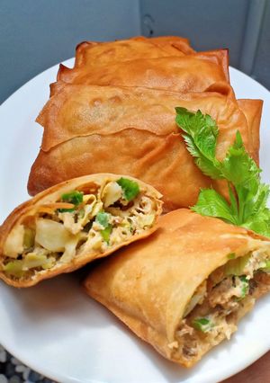 Foto resep Martabak Telur Mini (Isi Rendang)