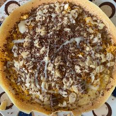 A picture of Indonesian Thick Pancake / Martabak Manis.