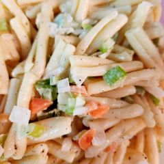 Mom's Pasta Salad A picture of Mom's Pasta Salad.