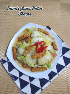 Foto resep Tumis Sawi Putih Tempe