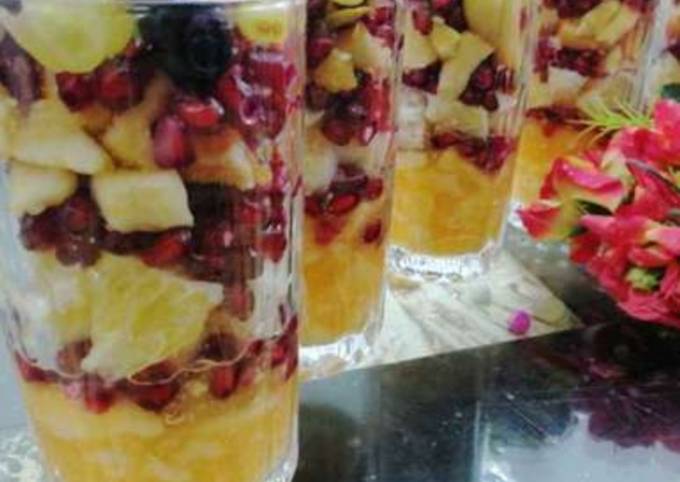 Step-by-Step Guide to Make Any-night-of-the-week Seasonal Fruit Trifle Glass