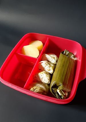 Foto resep Tahu kukus selimut sawi, bekal sehat diet minyak 😂