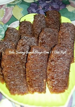 Foto resep Bolu Sarang Semut (Caramel Cake) Magic com