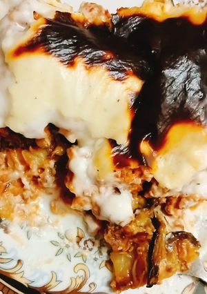 صورة لوصفة المسقعة اليونانية  (Greek Moussaka)