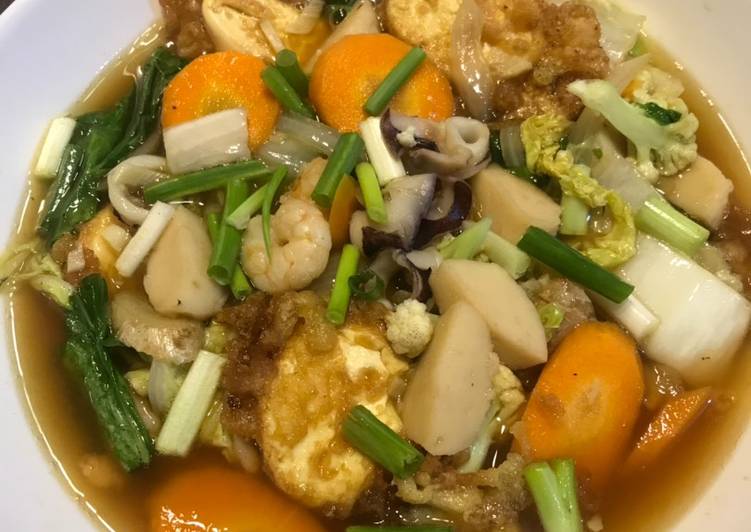 Resep Sapo Tahu Seafood Yang Gurih
