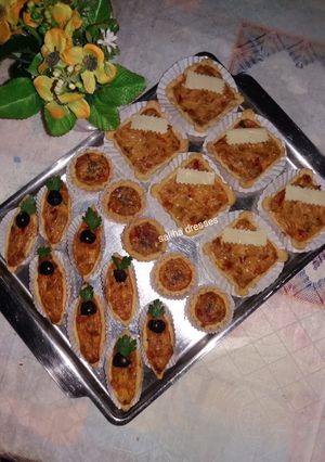 صورة لوصفة مملحات بحشوة سريعة ولذيذة😋😍