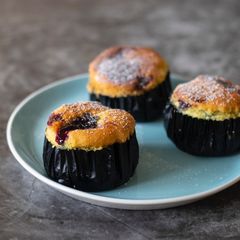 A picture of Blueberry muffins.