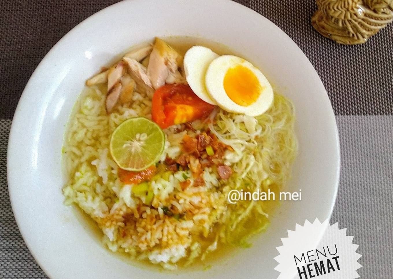 Soto Ayam Khas Solo (Menu Hemat)