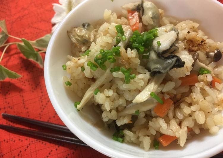 How to Prepare Super Quick Homemade Japanese Oyster Rice