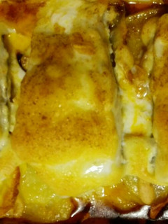 Una foto de Bacalao al horno con alioli