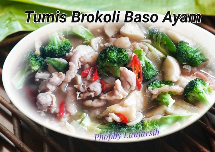 Bumbu memasak Tumis Brokoli Baso Ayam, Bisa Manjain Lidah